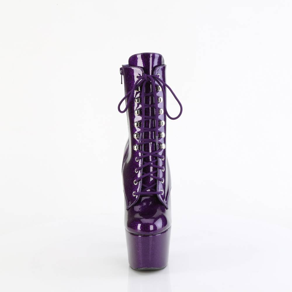 Pleaser - ADORE1020GP Platform Boots, Pole dance shoes - Purple